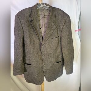 Club International Clothing by Tip Top Tailor Wool Tweed  Blazer Jacket  Large